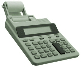 Decoration - Photo of an adding machine