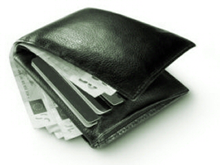 Decoration - Photo of a full wallet